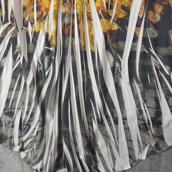 Cato Woman Plus Size Embellished‎ Asymmetrical Tunic 18 20W Fall Boho Artsy - Picture 6 of 10